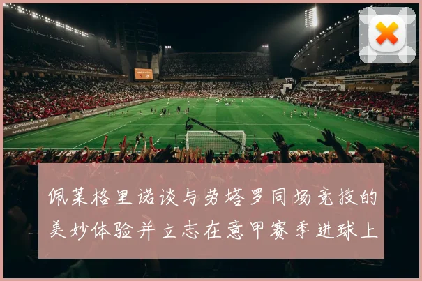 佩莱格里诺谈与劳塔罗同场竞技的美妙体验并立志在意甲赛季进球上双